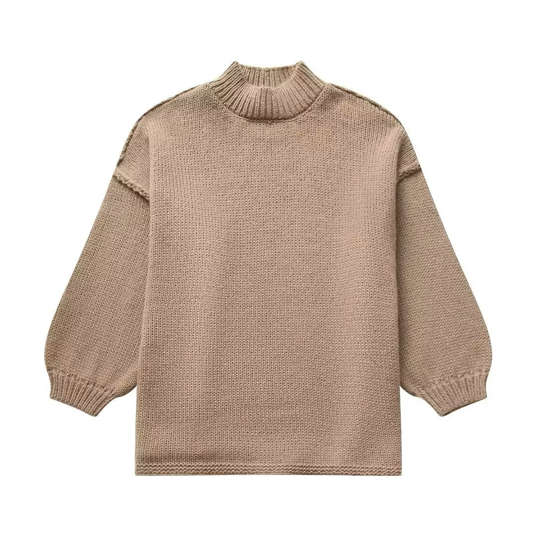 ELARATRUI - Pull de dames surdimensionné à la mode pour un look élégant et confortable