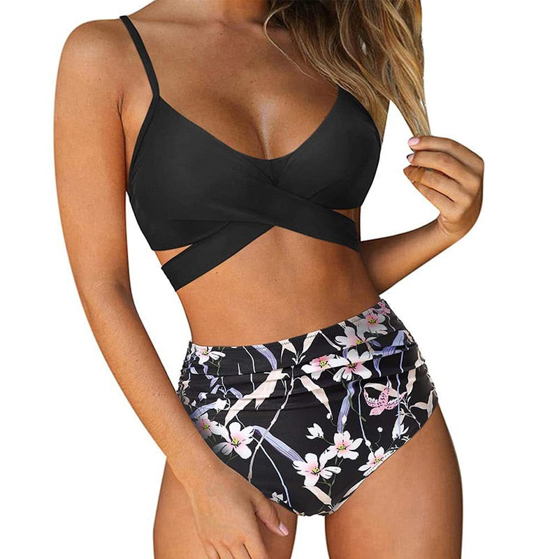 Nora High Waist Bikini - pour un look d'été flatteur