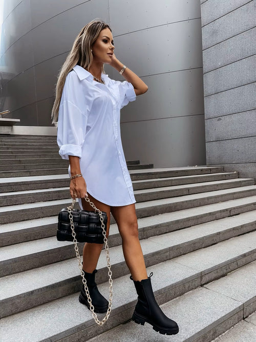 Lina – Oversized Blouse met Lange Mouwen