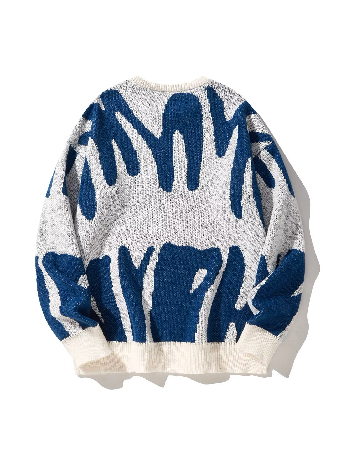 Léonie – The Boyfriend Sweater met Stijlvol Jacquardpatroon