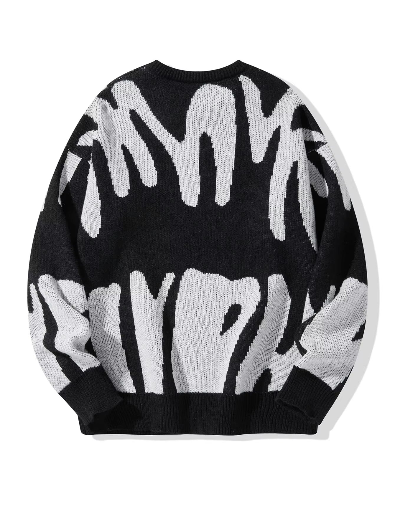 Léonie – The Boyfriend Sweater met Stijlvol Jacquardpatroon