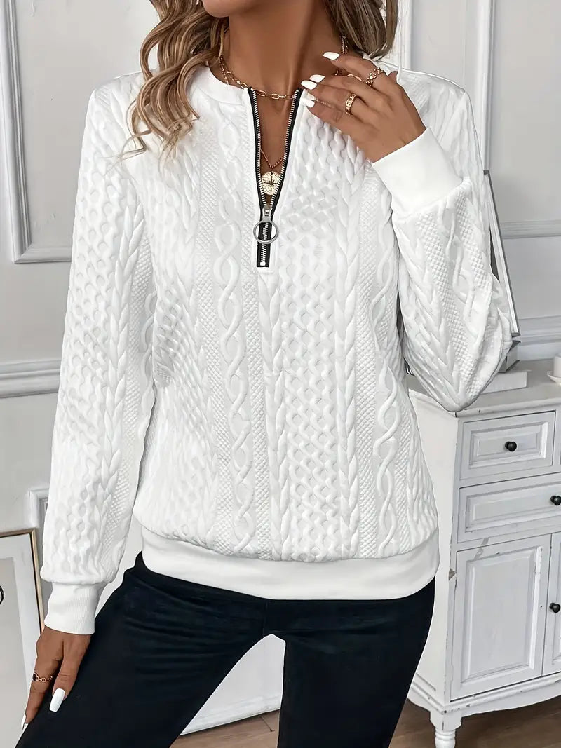 Saar - Le sweat-shirt demi-zip stylé qui peut tout faire