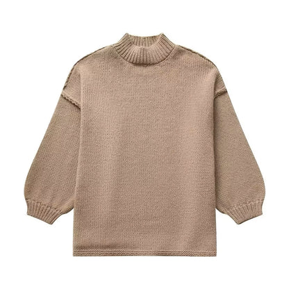 ELARATRUI - Pull de dames surdimensionné à la mode pour un look élégant et confortable