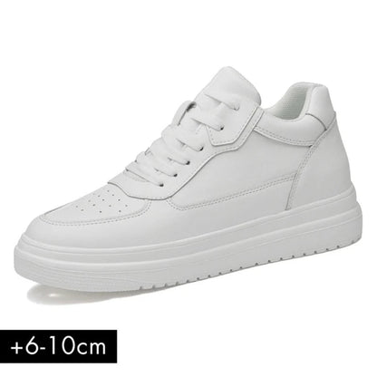 WHITE HEIGHT SNEAKER – unisex lifter voor elke zomerscene