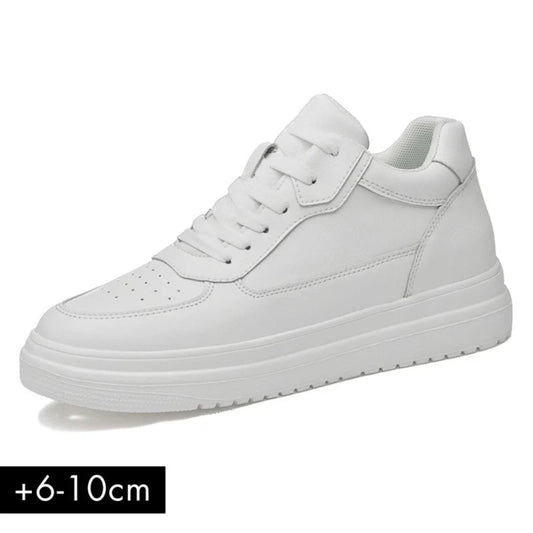 WHITE HEIGHT SNEAKER – unisex lifter voor elke zomerscene