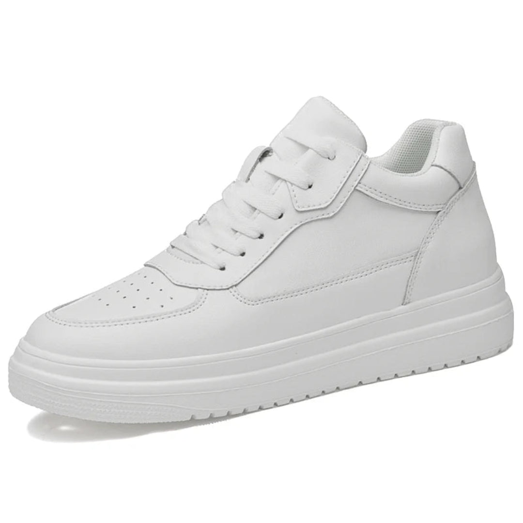 WHITE HEIGHT SNEAKER – unisex lifter voor elke zomerscene