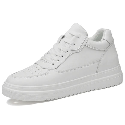 WHITE HEIGHT SNEAKER – unisex lifter voor elke zomerscene