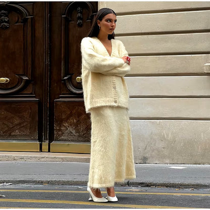 WolkZacht - De Luxe Mohair Set die Je Wilt Knuffelen