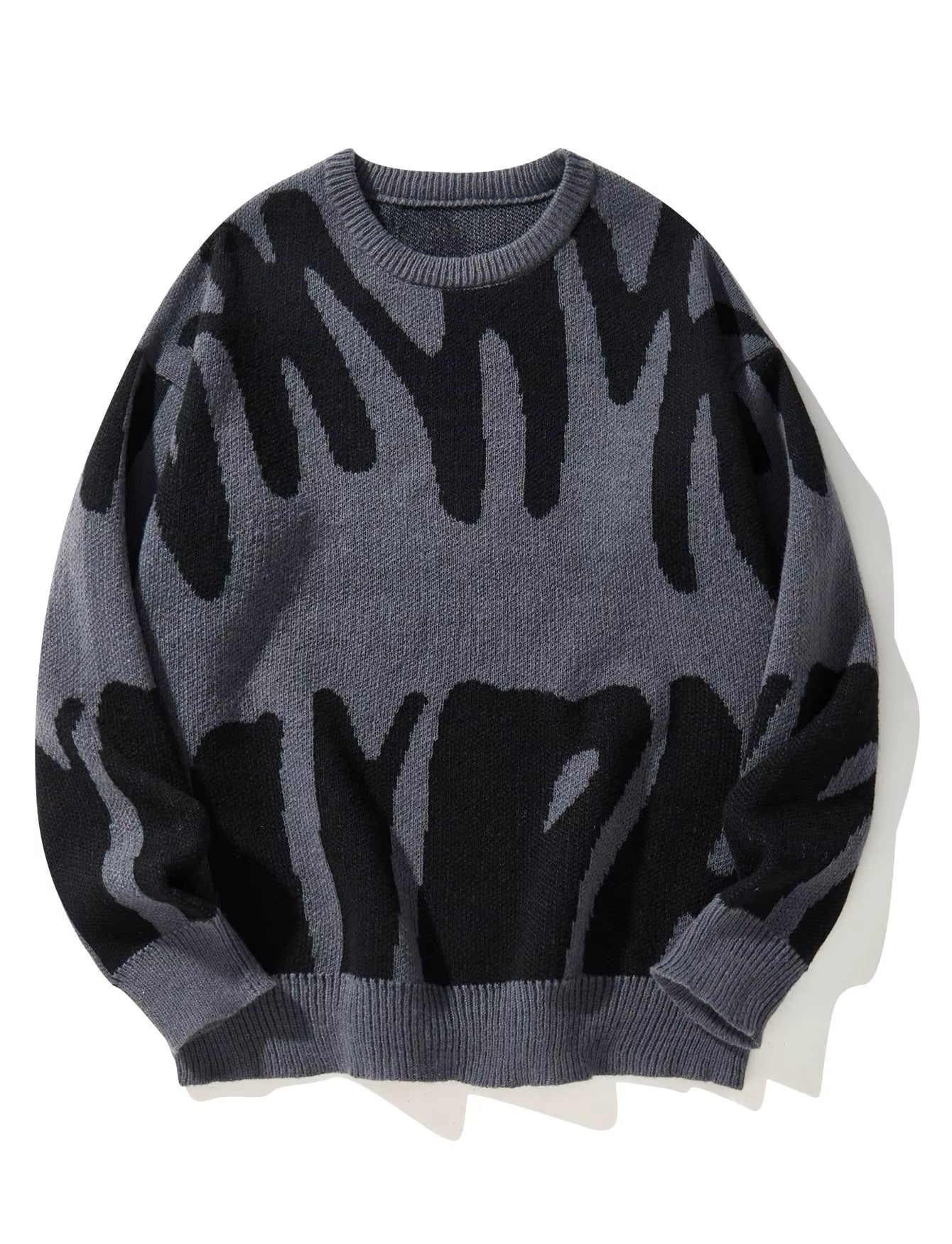 Léonie – The Boyfriend Sweater met Stijlvol Jacquardpatroon