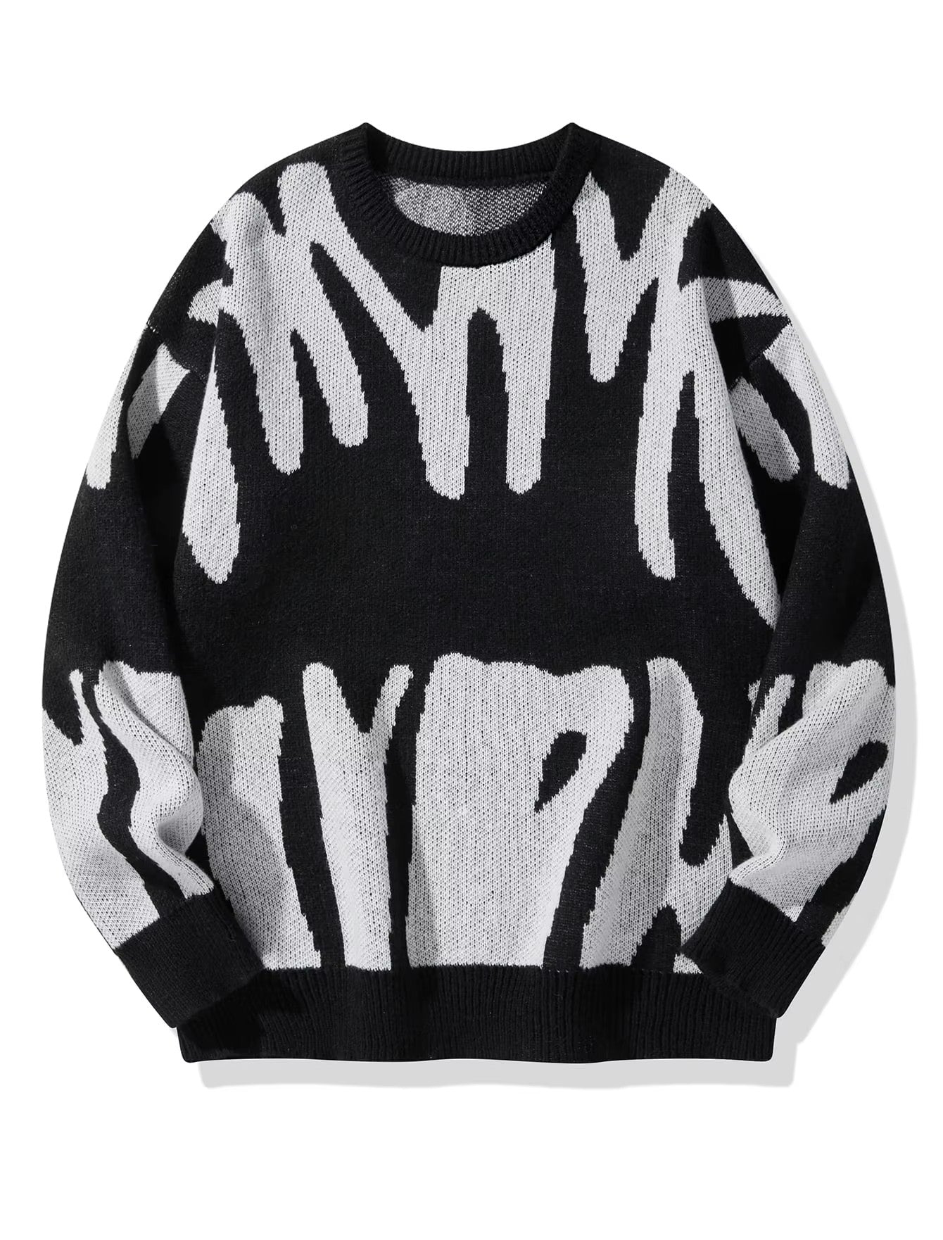 Léonie – The Boyfriend Sweater met Stijlvol Jacquardpatroon