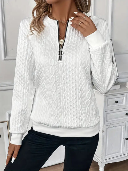 Saar - Le sweat-shirt demi-zip stylé qui peut tout faire