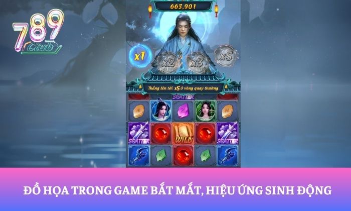 Tru Tiên 789Club – Bước vào thế giới nổ hũ tiên hiệp kỳ ảo 2 Đồ họa trong game bắt mắt, hiệu ứng sinh động